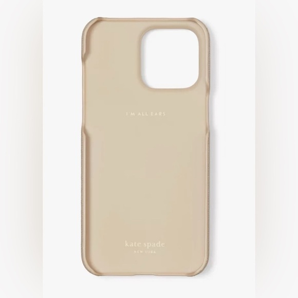 Kate Spade Claude Resin iPhone 11 PRO MAX Case beige NWT - Picture 1 of 3